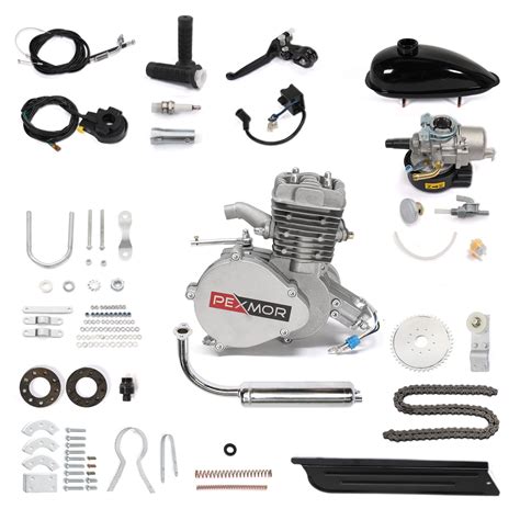 "PEXMOR 50cc 2-Stroke Bike Engine Kit, Fuel-efficient Motorized DIY ...