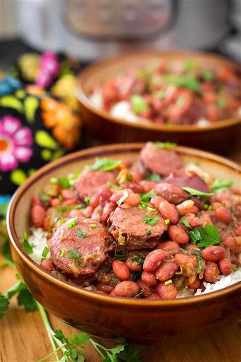 Instant Pot Red Beans and Rice with Sausage | Simply Happy Foodie