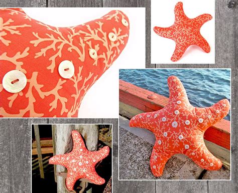 Starfish Pillow | Starfish pillow, Diy pillows, Sewing pillows