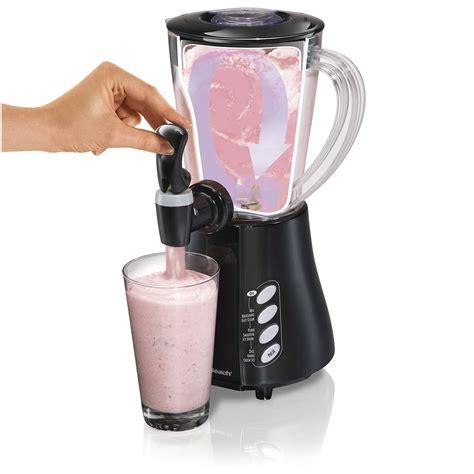 Hamilton Beach Wave Station® Blender with 48oz Plastic Jar Dispensing Spout, 500W Black - 58615