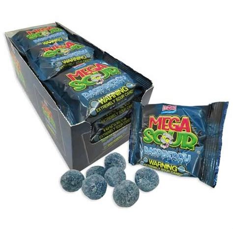 Barnett's Mega Sour Raspberry - The World’s Sourest Candy! – Candycopia