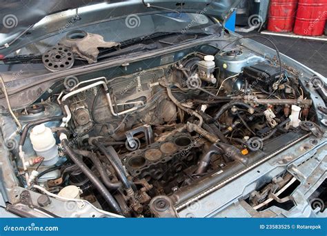 Broken Car Engine Royalty Free Stock Photo - Image: 23583525