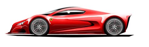 Ferrari PNG Image | Car side view, Ferrari car, Ferrari