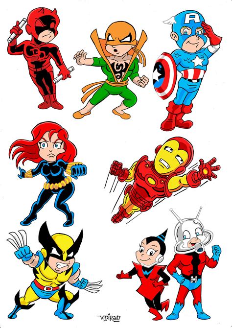 Marvel Heroes Kids 2 by CaptainAp60 on DeviantArt