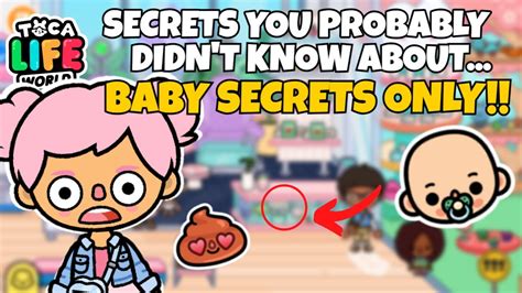 Secrets you probably didn't know in Toca Life World NEW UPDATE Baby Secrets ONLY | Toca Boca ...