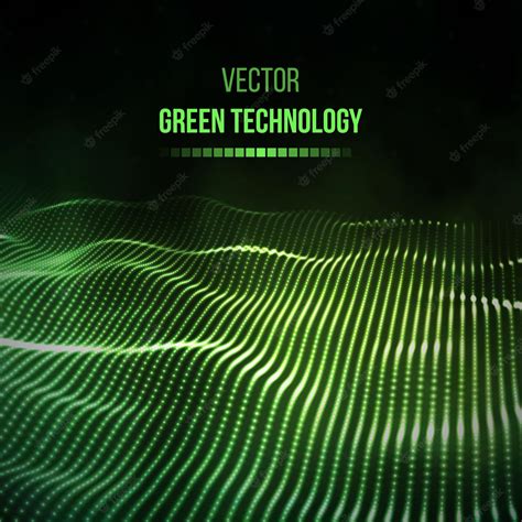 Premium Vector | Green technology background. Green energy vector ...