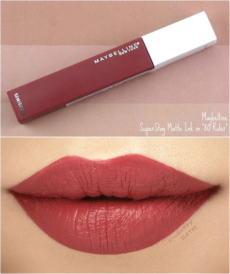 Maybelline | SuperStay Matte Ink "80 Ruler": Review and Swatches # ...