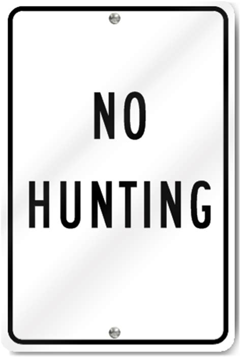 No Hunting Sign | SignsToYou.com