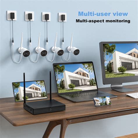 TOPVISION Security Camera System Wireless, 8CH 3MP NVR Home Security ...