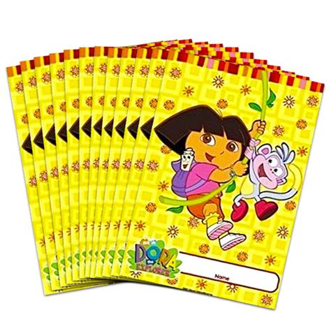 Buy Dora The Explorer and Boots Party Gift Bag Loot ( 2 Sets of 8 ) 16 Treat Bags Nick Jr ...