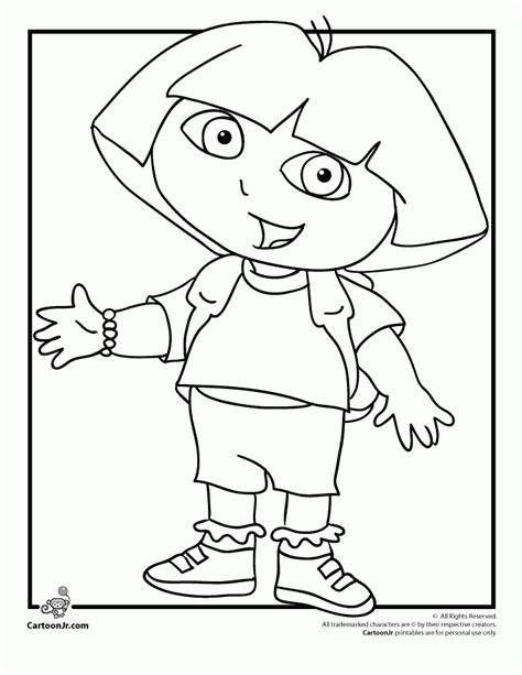 Dora And Diego Coloring Pages Free - Coloring Home