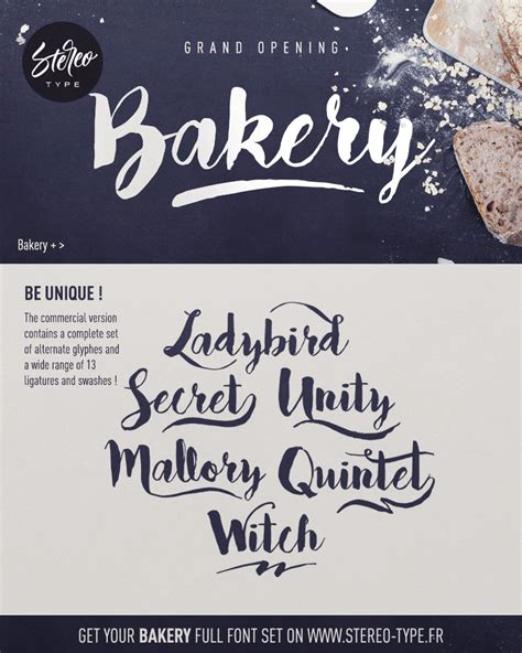 Bakery Font | dafont.com