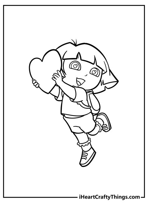 Dora Coloring Page