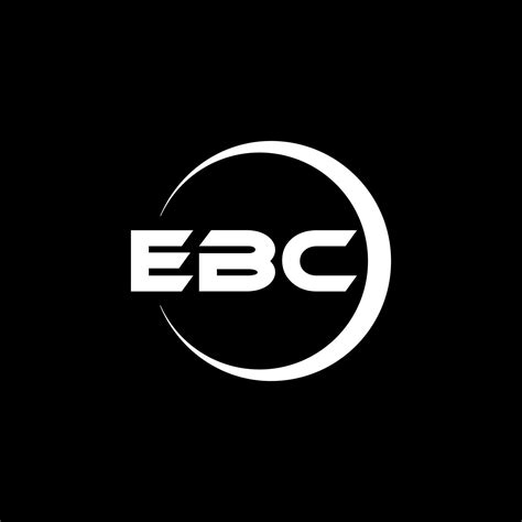 EBC letter logo design in illustration. Vector logo, calligraphy ...