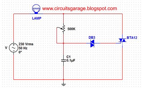 Light Dimmer Schematic Diagram