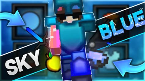 🌀 MINECRAFT PVP TEXTURE PACK - SKY BLUE 🌀 Minecraft Texture Pack