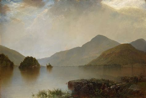 Lake George by John Frederick Kensett, 1869 | Hudson river school ...