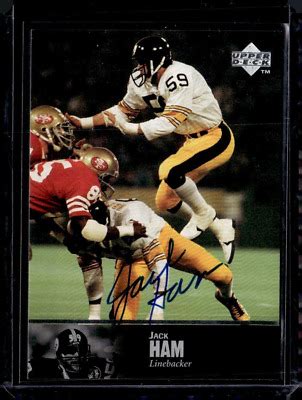 JACK HAM 1997 UPPER DECK UD LEGENDS AUTO AUTOGRAPH 🔥🔥 STEELERS | eBay