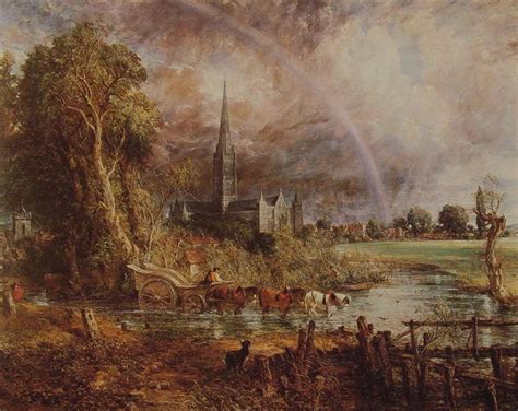 Salisbury Cathedral from the Meadows, 1831 - John Constable - WikiArt.org