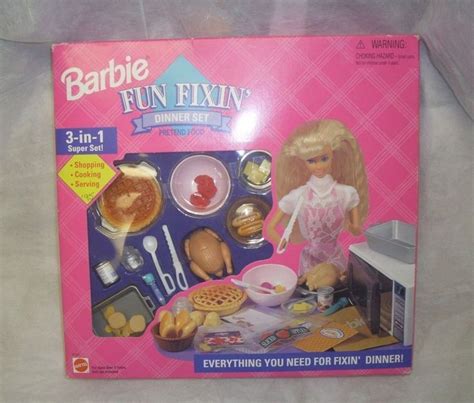 Image result for barbie food set | Barbie food, Barbie chelsea doll, Barbie