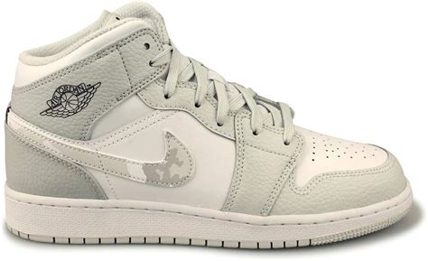 Air Jordan 1 Mid Se Junior White Dd3235-100 White Size: 4 UK: Amazon.co ...