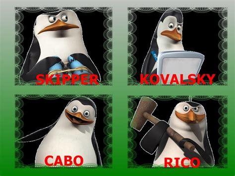 los pinguinos de madagascar: PERSONAJES DE LA SERIE