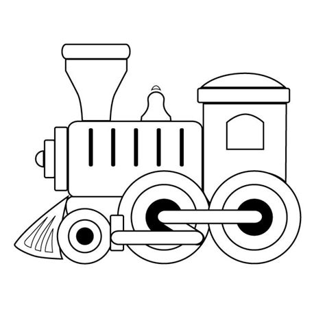 Train clipart, Train coloring pages, Toy train