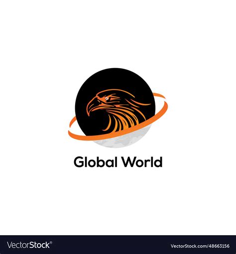 Global world logo Royalty Free Vector Image - VectorStock