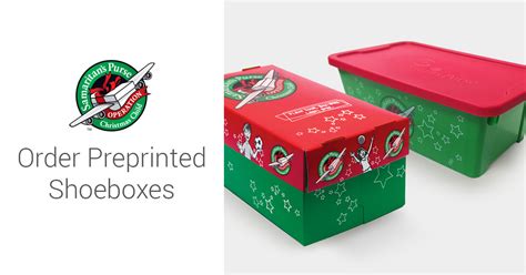 Order Preprinted Shoeboxes