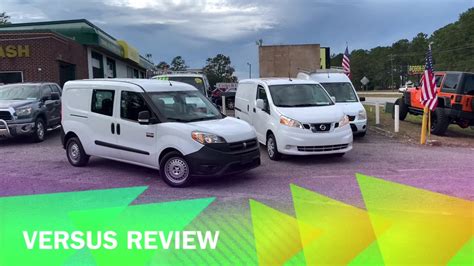 Ford Transit vs Nissan NV200 vs Ram Pro-Master City | Versus Review 2019 - Differences Tour ...