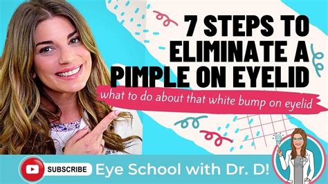 7 Steps to eliminate that bump on eyelid | Pimple on Eye? What to do about white bump on your ...