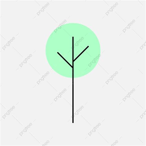 Outlined Tree Clipart Hd PNG, Tree Icon Vector Line Outline, Graphic, Simple, Botanical PNG ...