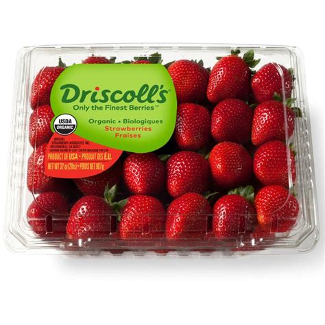 Package Organic Strawberries