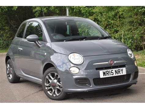 2015 Fiat 500 1.2 S 3dr Air/Alloys/Sport Seats Petrol Grey Manual | in ...