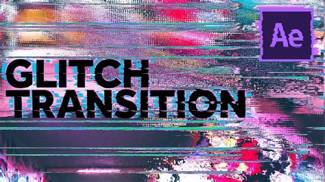 Glitch transition setup using standard effects | After Effects Tutorial - YouTube