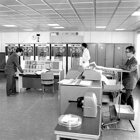 IBM 7090 computer in CERN - Stock Image - A064/0052 - Science Photo Library