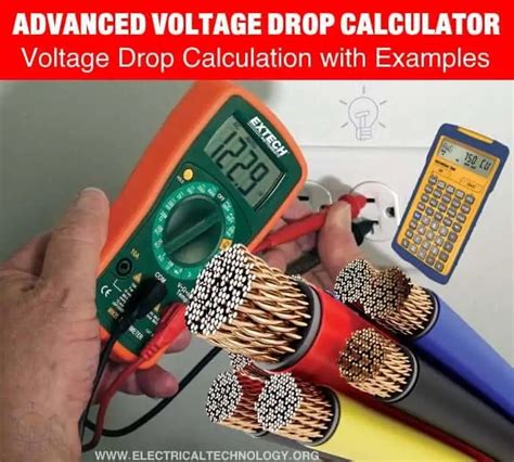 Voltage Drop - Examples in NEC and IEC - V. Drop Calculator