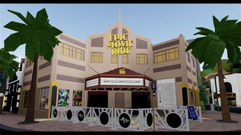 Universal Studios Roblox - Epic Movie Ride Vip Preview - YouTube