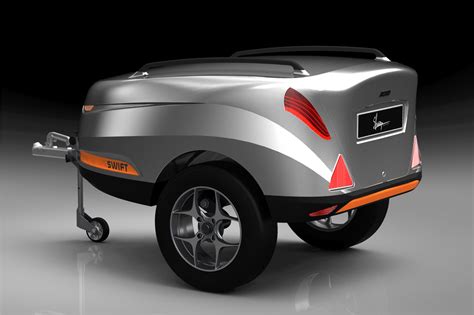 Swift - The Luggage Trailer for smaller cars :: Behance