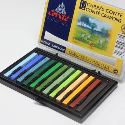 Conte Carres Artist's Crayon Assorted Landscape Set