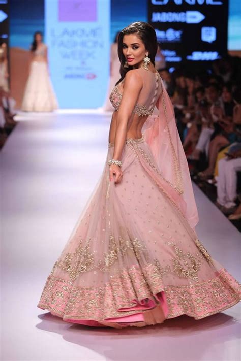 Amy Jackson | Indian fashion, Bridal lehenga, Lakme fashion week 2015