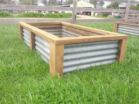 homemade recycled wood raised bed garden | Raised garden beds, Recycled wood, Cedar planters