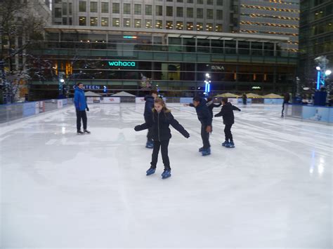 Ice skating in Canary wharf – Year 4