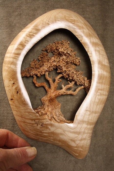 Oak Tree Wood Carving in Maple Burl - by wiz @ LumberJocks.com ~ woodworking community