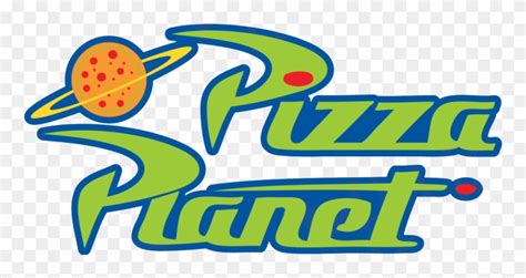 Pizza Planet Logo Png Clipart (#3310089) - PinClipart