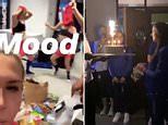 Video: USA women's soccer team enjoy post match celebrations after beating England | Daily Mail ...