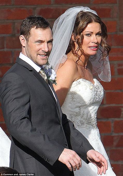 Coronation Street's Carla Connor wears strapless white gown to wed ...