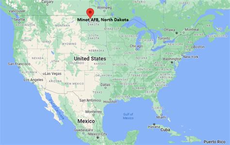 Where is Minot AFB, ND, USA? | Location Map of Minot AFB, North Dakota