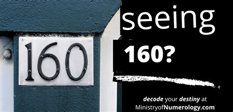 160 Angel Number: Meaning, Significance & Symbolism | Ministry Of Numerology - By Johanna Aúgusta