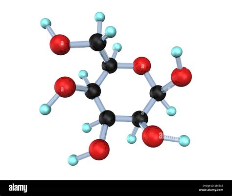 molecule of glucose 3d Stock Photo - Alamy